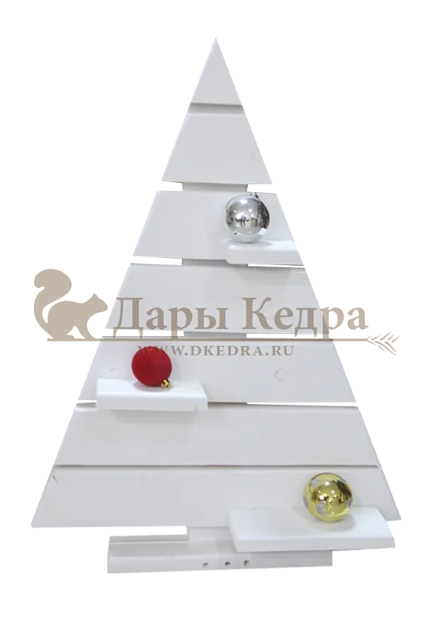 Новогодняя деревянная ёлка с полочками